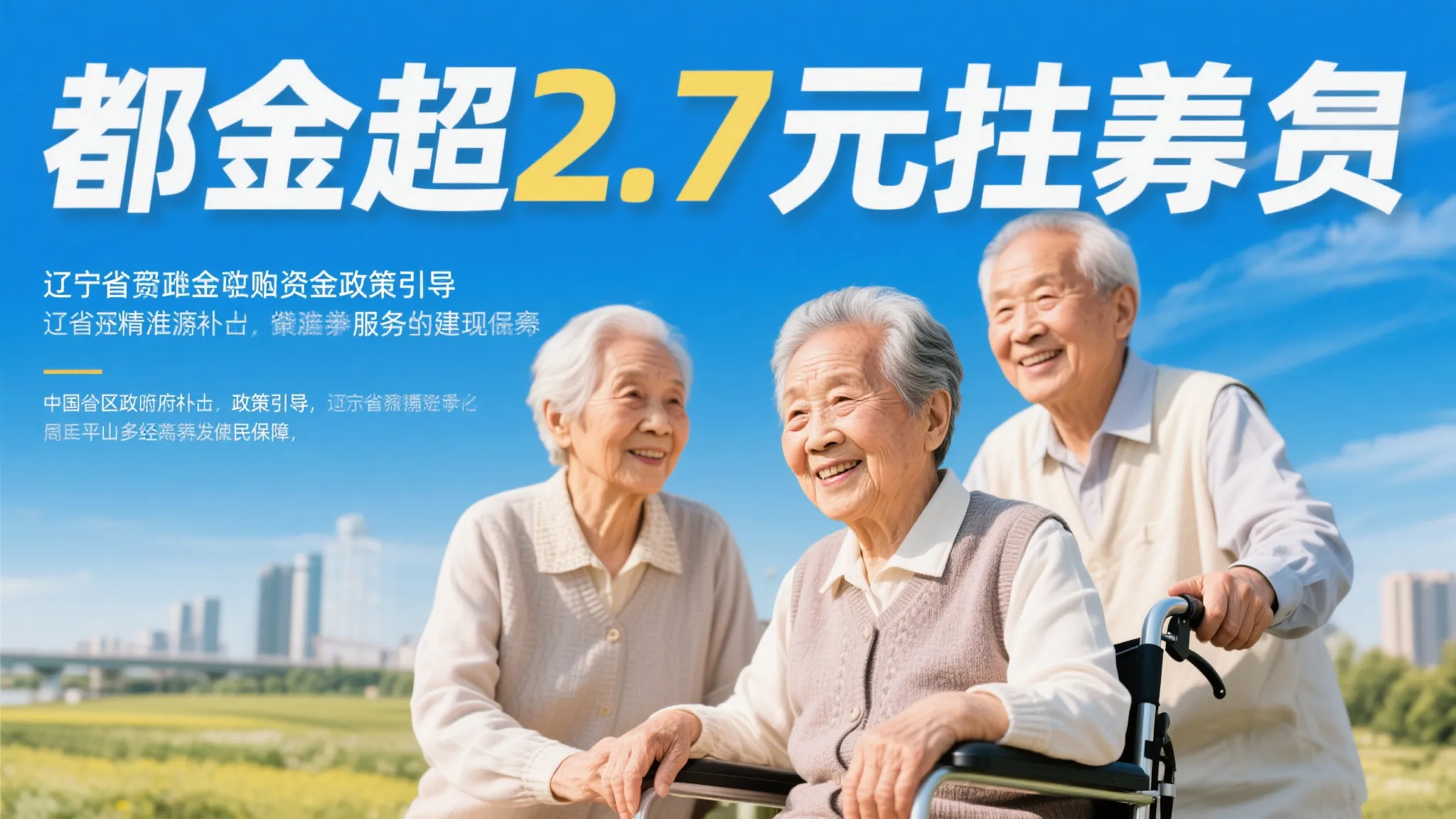 辽宁省拨款逾2.7亿元强化养老服务体系建设